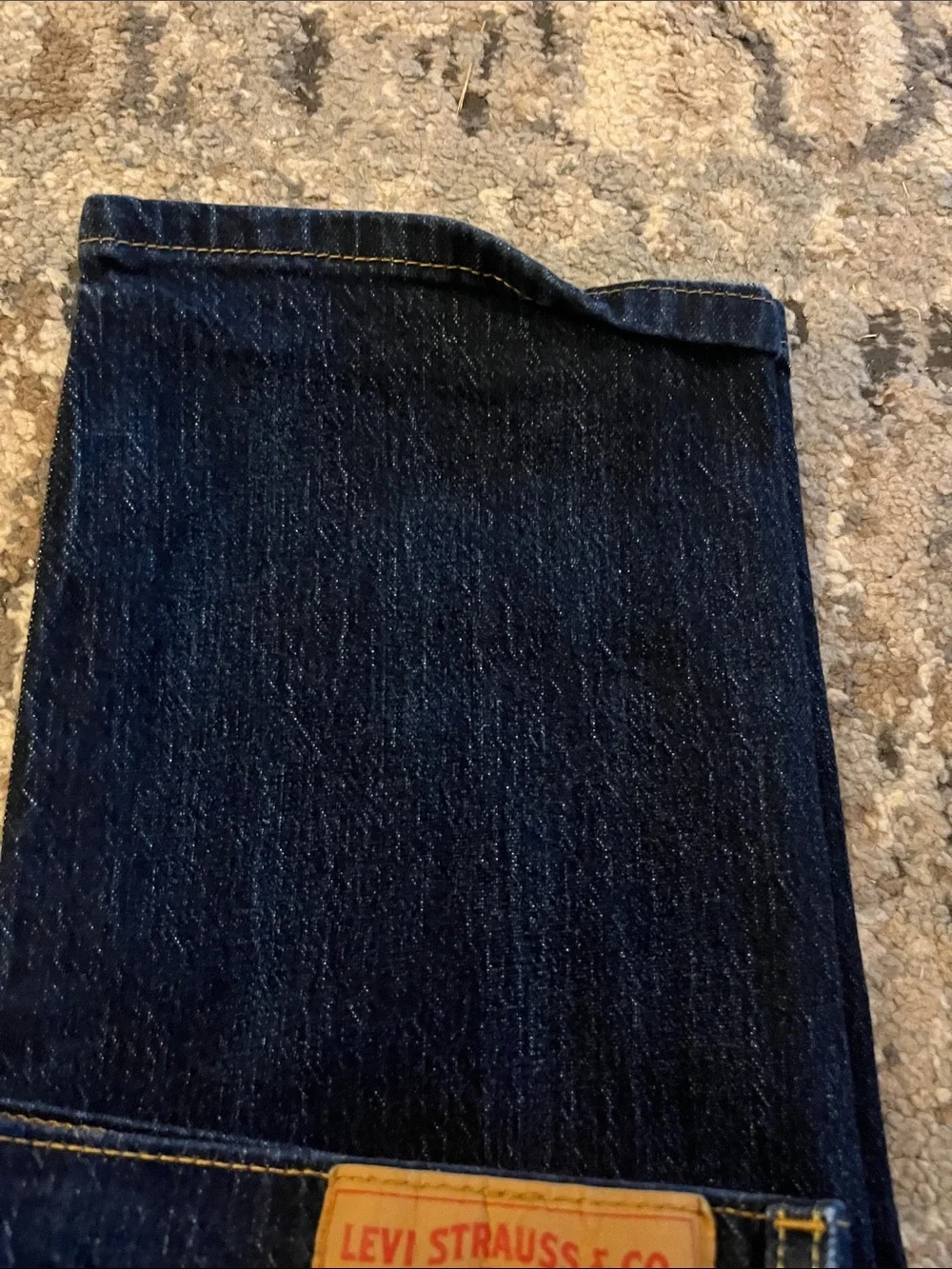Levi's 505 Men's Straight Dark Blue Jeans